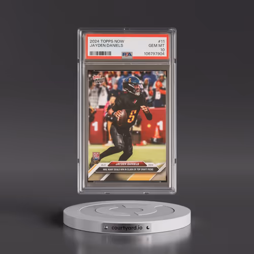 2024 Topps Now #11 Jayden Daniels (PSA 10 GEM MINT)
