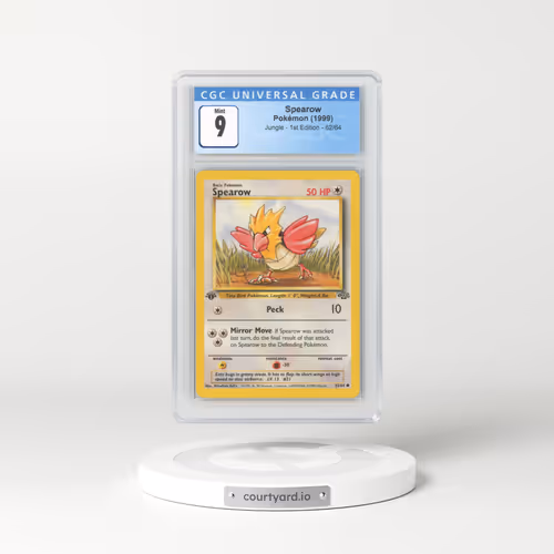 1999 Jungle #62/64 Spearow - 1st Edition 1st Edition (CGC 9 MINT)