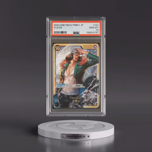 2024 One Piece Japanese PRB01-Premium Booster -One Piece Card the Best #121 Kuzan (PSA 10 GEM MINT)