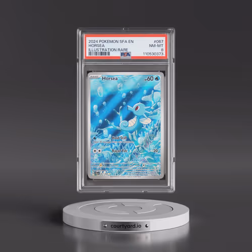 2024 Pokémon Sfa EN-Shrouded Fable #067 Horsea - Illustration Rare (PSA 8 NM-MT)