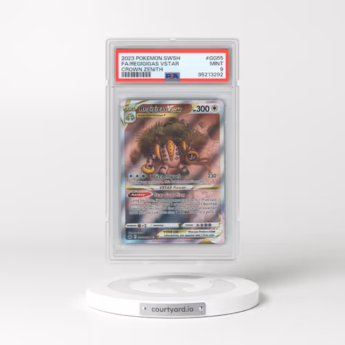 2023 Pokémon Sword and Shield Crown Zenith #GG55 Regigigas Vstar - Full Art (PSA 9 MINT)