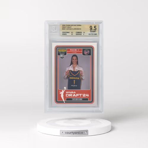 2024 Panini Instant WNBA Draft Night #DN1 Caitlin Clark (BGS 9.5 GEM MINT)