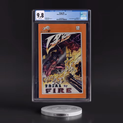 Grips #4 CGC 9.8 White Pages (Silverwolf Comics, 12/86) - Universal