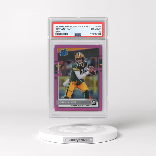 2020 Panini Donruss Optic #154 Jordan Love - Pink (PSA 10 GEM MINT)