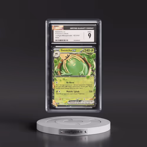 2024 Pokémon Twm EN-Twilight Masquerade #023 Sinistcha EX - Holo (CGC 9 MINT)