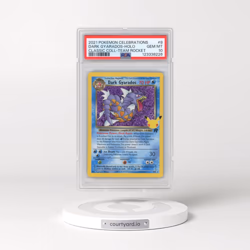 2021 Pokémon Celebrations Classic Collection #8 Dark Gyarados - Holo (PSA 10 GEM MINT)