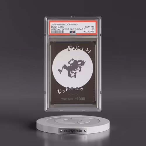 2024 One Piece Promos Don!! Card - Official Event Prize-Gear 5 (PSA 10 GEM MINT)