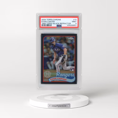 2024 Topps Chrome 1989 Topps Baseball #13 Evan Carter - Black Refractor (PSA 9 MINT)