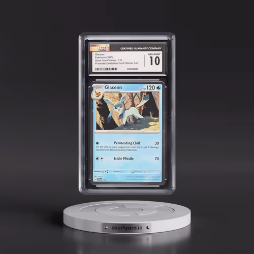2025 Pokémon Svp EN-SV Black Star Promo #171 Glaceon - Prismatic Evolutions Tech Sticker Collection