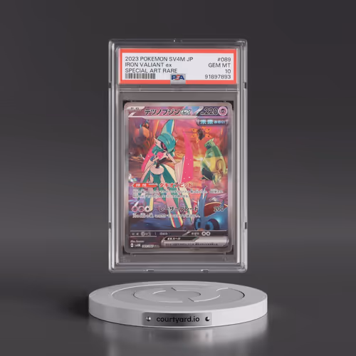 2023 Pokémon Sv4m-Future Flash #089 Iron Valiant EX - Holo Special Art Rare (PSA 10 GEM MINT)