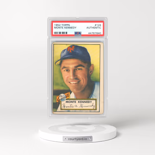 1952 Topps #124 Monte Kennedy (PSA auth)