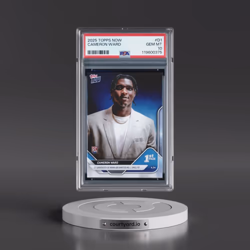 2025 Topps Now #D1 Cameron Ward (PSA 10 GEM MINT)