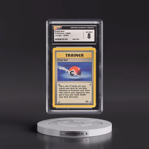 1999 Jungle #64/64 Poké Ball (CGC 8 NM-MT)