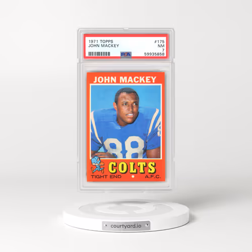 1971 Topps #175 John Mackey (PSA 7 NM)