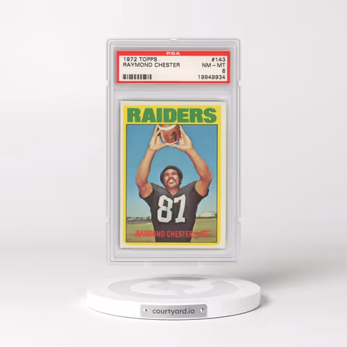 1972 Topps #143 Raymond Chester (PSA 8 NM-MT)