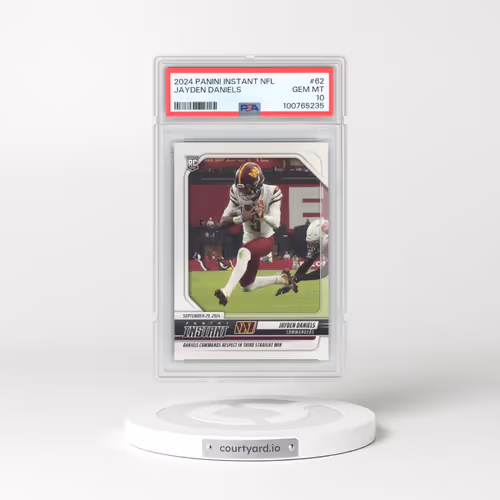 2024 Panini Instant NFL #62 Jayden Daniels (PSA 10 GEM MINT)