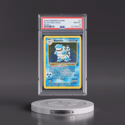 2000 Pokémon Game Base II #2 Blastoise - Holo (PSA 8 NM-MT)