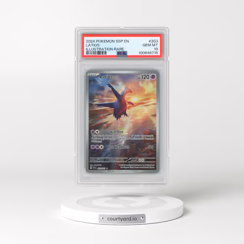 2024 Pokémon Ssp EN-Surging Sparks #203 Latios - Illustration Rare (PSA 10 GEM MINT)