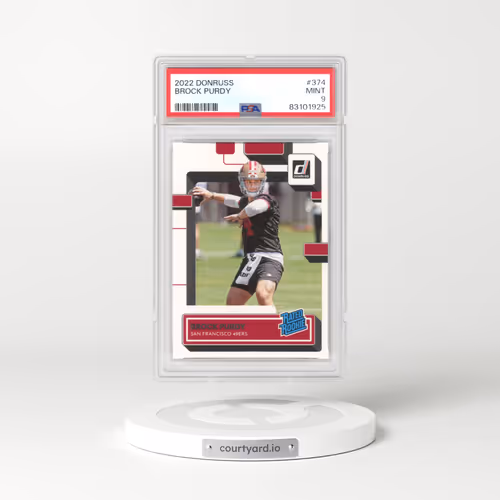 2022 Panini Donruss #374 Brock Purdy (PSA 9 MINT)