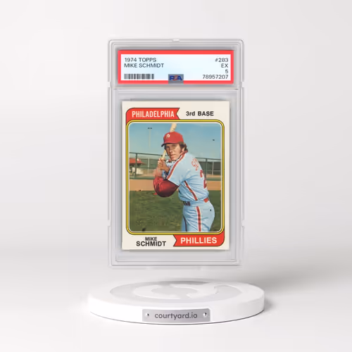 1974 Topps #283 Mike Schmidt (PSA 5 EX)