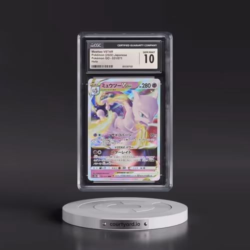 2022 Pokémon GO #031/071 Mewtwo VSTAR - Holo (CGC 10 GEM MINT)