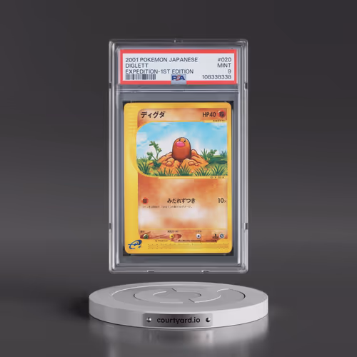 2001 Pokémon Expedition #020 Diglett - 1st Edition (PSA 9 MINT)