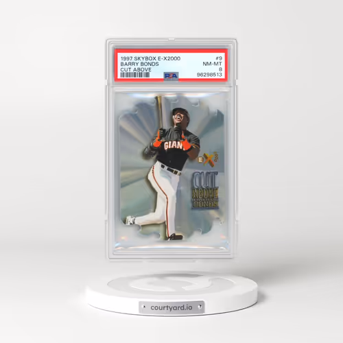 1997 Skybox E-X 2000 Cut Above #9 Barry Bonds (PSA 8 NM-MT)