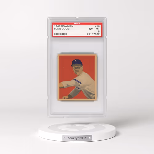 1949 Bowman #55 Eddie Joost (PSA 8 NM-MT)