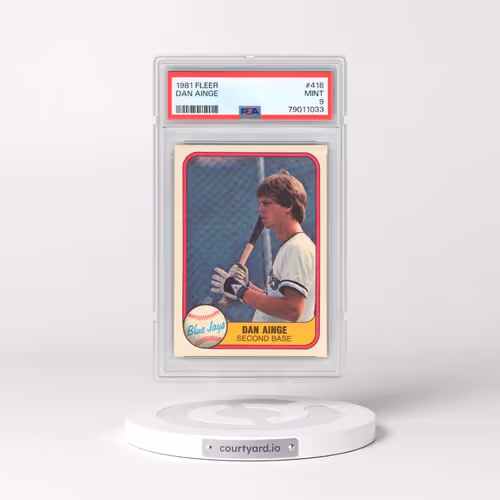 1981 Fleer #418 Dan Ainge (PSA 9 MINT)