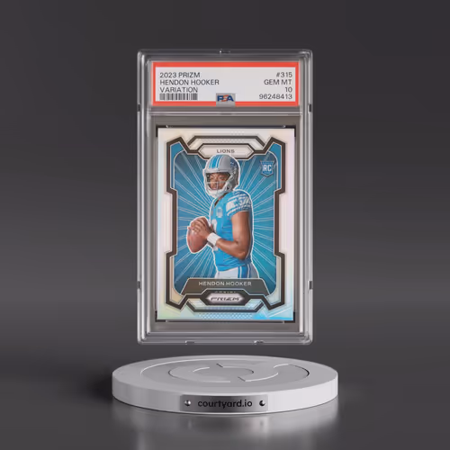 2023 Panini Prizm #315 Hendon Hooker - Variation (PSA 10 GEM MINT)