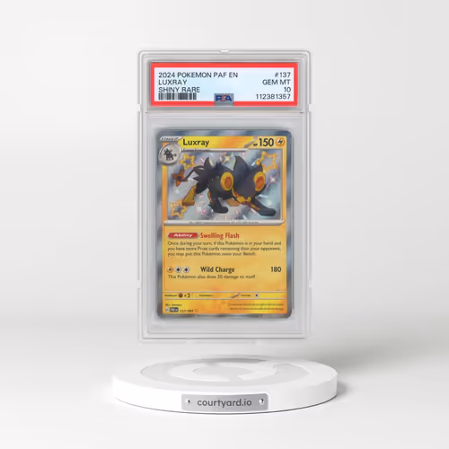 2024 Pokémon Paf EN-Paldean Fates #137 Luxray - Shiny Rare (PSA 10 GEM MINT)
