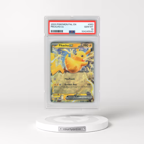 2023 Pokémon Pal EN-Paldea Evolved #063 Pikachu EX - Holo (PSA 10 GEM MINT)