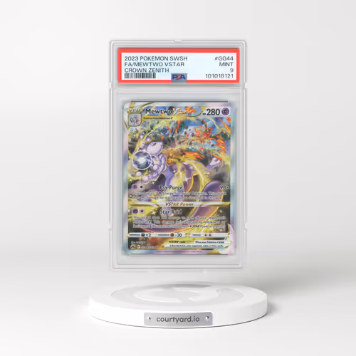 2023 Pokémon Sword and Shield Crown Zenith #GG44 Mewtwo Vstar - Full Art (PSA 9 MINT)