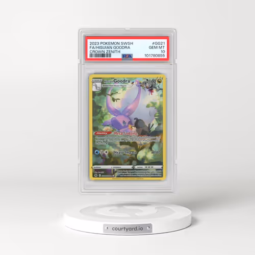 2023 Pokémon Sword and Shield Crown Zenith #GG21 Hisuian Goodra - Full Art (PSA 10 GEM MINT)