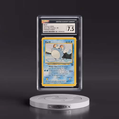 1999 Black Star Promos #29 Marill - Pokémon League (CGC 7.5 NM+)