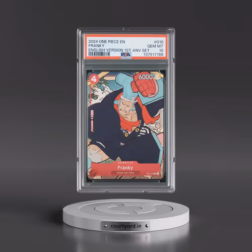2024 One Piece English Version 1st Anniversary Set #010 Franky (PSA 10 GEM MINT)