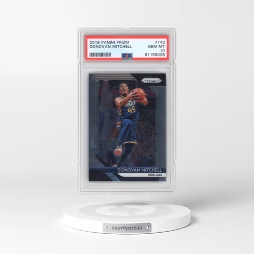 2018 Panini Prizm #143 Donovan Mitchell (PSA 10 GEM MINT)