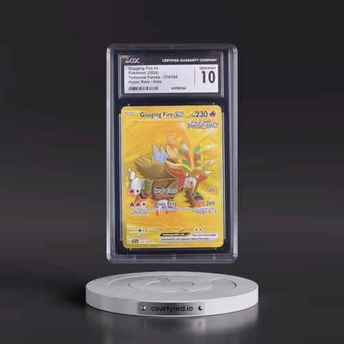 2023 Temporal Forces - TEF EN #214/162 Gouging Fire ex - Hyper Rare Holo (CGC 10 GEM MINT)