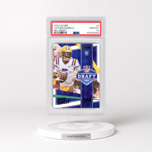 2024 Panini Score NFL Draft #3 Jayden Daniels (PSA 10 GEM MINT)