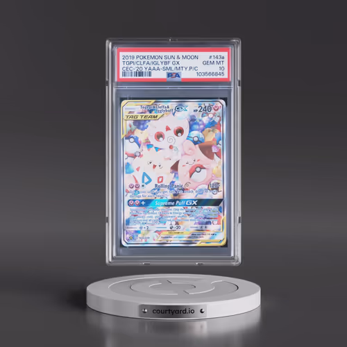 2019 Pokémon Sun & Moon Cosmic Eclipse #143a Togepi & Cleffa & Igglybuff GX - Holo 2020 Yellow A Alt