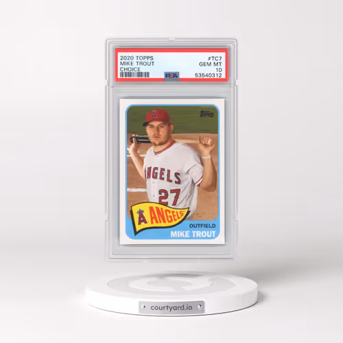 2020 Topps Choice #TC7 Mike Trout (PSA 10 GEM MINT)