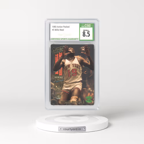 1993 Action Packed #5 Willis Reed (CSG 8.5 NM-MT+)