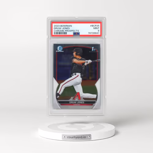 2023 Bowman Chrome Prospects #BCP25 Druw Jones (PSA 9 MINT)