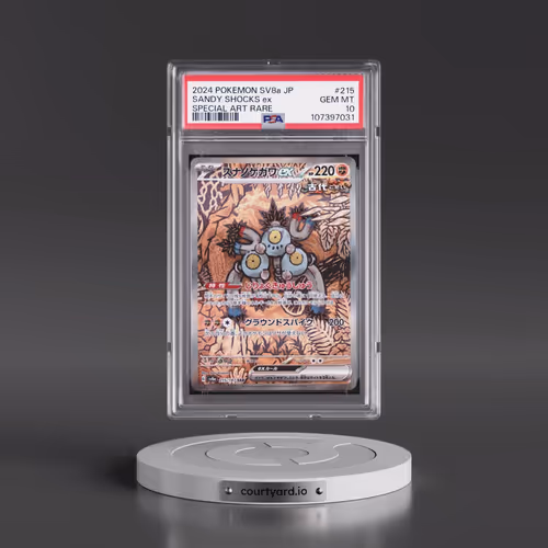 2024 Pokémon Sv8a-Terastal Fest EX #215 Sandy Shocks EX - Holo Special Art Rare (PSA 10 GEM MINT)