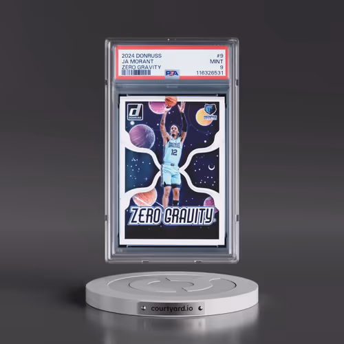 2024 Panini Donruss Zero Gravity #9 Ja Morant (PSA 9 MINT)