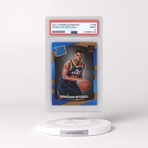 2017 Panini Donruss #188 Donovan Mitchell (PSA 9 MINT)