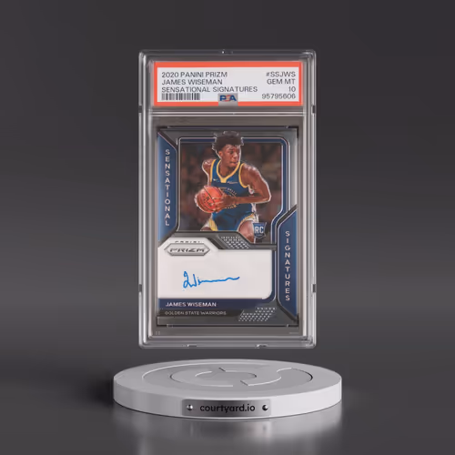 2020 Panini Prizm Sensational Signatures #SSJWS James Wiseman (PSA 10 GEM MINT)
