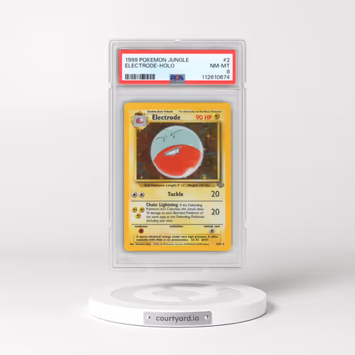 1999 Pokémon Jungle #2 Electrode - Holo (PSA 8 NM-MT)