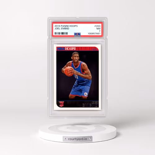 2014 Panini Hoops #263 Joel Embiid (PSA 7 NM)