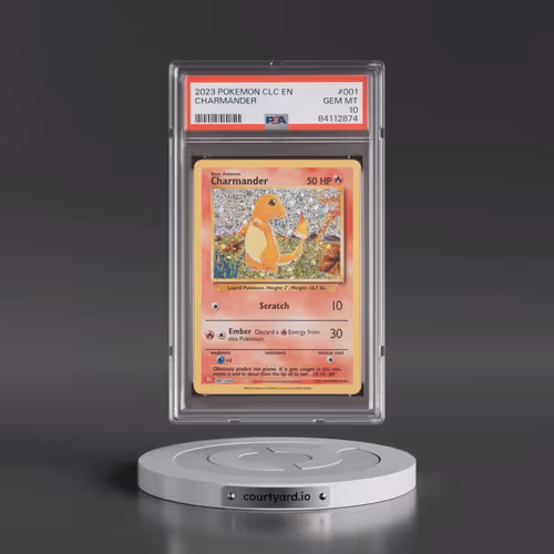 2023 Pokémon Clc-Trading Card Game Classic Charizard & HO-Oh EX Deck #001 Charmander (PSA 10 GEM MIN